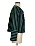 EVIDNT LOS ANGELES Stripes Green Long Sleeve Blouse Size XS - photo 4