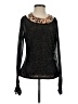 Venus Black Long Sleeve Blouse Size S - photo 1