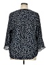 Style&Co 100% Polyester Blue 3/4 Sleeve Blouse Size 1X - photo 2