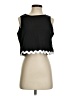 Shein 100% Polyester Black Sleeveless Top Size 4 - photo 1