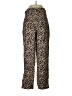 Zara Animal Print Brown Casual Pants Size M - photo 1