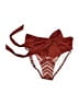 Venus Chevron-herringbone Burgundy Swimsuit Bottoms Size 8 - photo 1