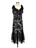 Assorted Brands Stars Black Cocktail Dress Size XXS (estimated) - photo 1