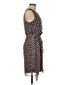 Karin Stevens 100% Polyester Polka Dots Brown Cocktail Dress Size 6 - photo 4