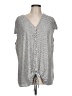Max Studio Stripes Gray Sleeveless Blouse Size L (estimated) - photo 1