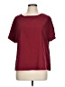 Unbranded Burgundy Short Sleeve Top Size L - photo 1
