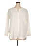 Lyssé Ivory Long Sleeve Blouse Size XL - photo 1