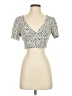 LA Hearts Ivory Short Sleeve Top Size S - photo 1