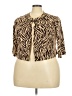 Studio 1 Animal Print Gold Jacket Size 20W - photo 1