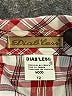 Guess Jeans Plaid Red 3/4 Sleeve Button-Down Shirt Size 2 (tall) - photo 7