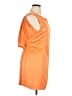 Cos 100% Polyester Solid Orange Cocktail Dress Size 14 - photo 4