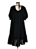 Ophelia Roe 100% Polyester Solid Black Casual Dress Size S - photo 2