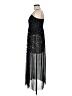 Shein 100% Polyester Stars Black Cocktail Dress Size 6 - photo 5