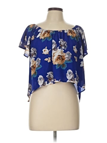 Peach Love Short Sleeve Blouse (view 1)