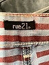 rue21 Print Blue Denim Shorts Size 15 - 16 - photo 3