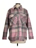 Blank NYC Plaid Pink Fleece Size S - photo 1