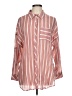 Torrid Stripes Pink Long Sleeve Button-Down Shirt Size Lg Plus (0) - photo 1