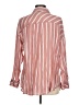 Torrid Stripes Pink Long Sleeve Button-Down Shirt Size Lg Plus (0) - photo 2