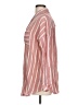 Torrid Stripes Pink Long Sleeve Button-Down Shirt Size Lg Plus (0) - photo 5