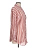 Torrid Stripes Pink Long Sleeve Button-Down Shirt Size Lg Plus (0) - photo 4