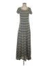 Exist Stripes Gray Casual Dress Size S - photo 1