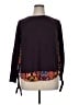 Ann Taylor LOFT Paisley Purple Pullover Sweater Size M - photo 1