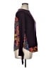 Ann Taylor LOFT Paisley Purple Pullover Sweater Size M - photo 4