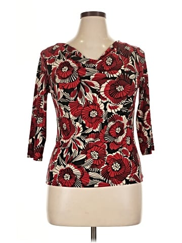 AB Studio 3/4 Sleeve Top (view 1)