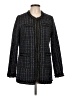 WD.NY 100% Polyester Tweed Black Coat Size L - photo 1