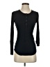 Splendid Black Long Sleeve Henley Size XS - photo 1