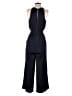 Ann Taylor LOFT 100% Polyester Solid Blue Jumpsuit Size XS - photo 2