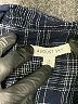 August Sky 100% Rayon Plaid Gray Long Sleeve Blouse Size S - photo 7