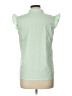Unbranded 100% Polyester Green Sleeveless Blouse Size L - photo 2