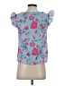 Shein Teal Short Sleeve Blouse Size 4 - photo 2