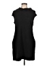 Express Solid Black Casual Dress Size L - photo 1