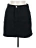 Unbranded Solid Black Denim Skirt Size M - photo 1