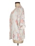 Blue Blush 100% Rayon Gray Blue Kimono Size M - photo 5
