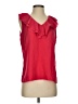 Gap 100% Polyester Red Sleeveless Blouse Size S - photo 1