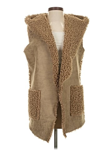 Bebe Faux Fur Vest (view 1)