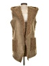 Bebe 100% Polyamide Tan Faux Fur Vest Size S - photo 1