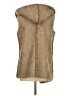Bebe 100% Polyamide Tan Faux Fur Vest Size S - photo 2