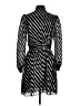 MICHAEL Michael Kors Chevron-herringbone Black Cocktail Dress Size 2 - photo 2