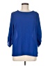 Valerie Stevens Blue 3/4 Sleeve Blouse Size M - photo 1