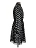 MICHAEL Michael Kors Chevron-herringbone Black Cocktail Dress Size 2 - photo 4