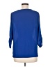 Valerie Stevens Blue 3/4 Sleeve Blouse Size M - photo 2