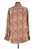 A New Day 100% Polyester Tweed Brown Long Sleeve Blouse Size L - photo 2
