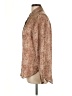 A New Day 100% Polyester Tweed Brown Long Sleeve Blouse Size L - photo 5