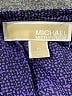MICHAEL Michael Kors 100% Polyester Purple 3/4 Sleeve Blouse Size M - photo 6
