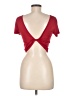 Shein Red Short Sleeve Top Size M - photo 2