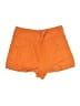 Never A Wallflower Solid Orange Shorts Size S - photo 1